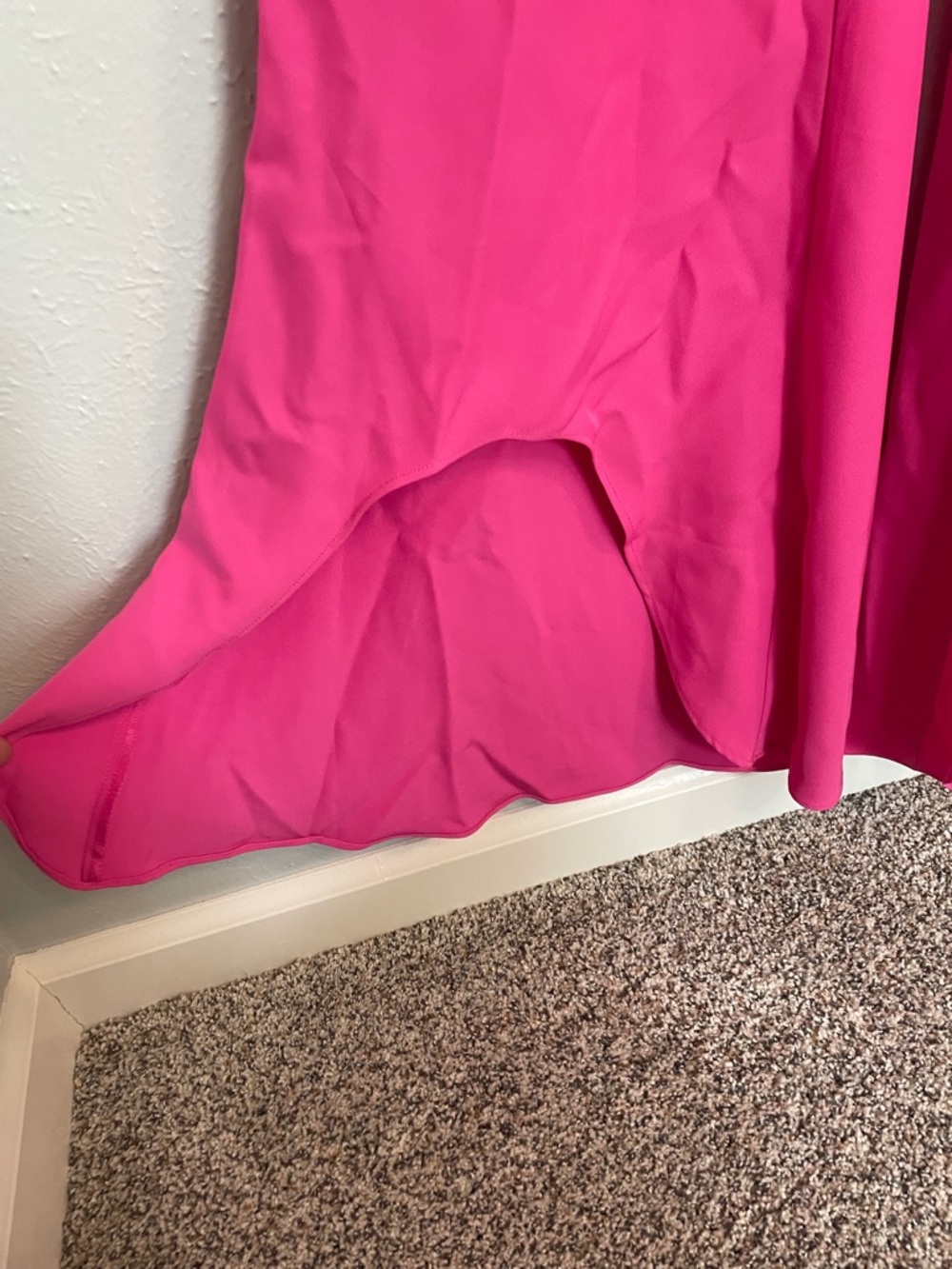 Endless Rose Red and Hot Pink Wide-Leg Jumpsuit - Picture 4 of 5